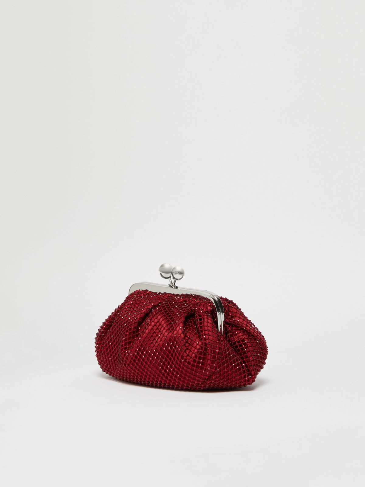 Weekend Pasticcino Bag Small in rete e strass Consegna Veloce