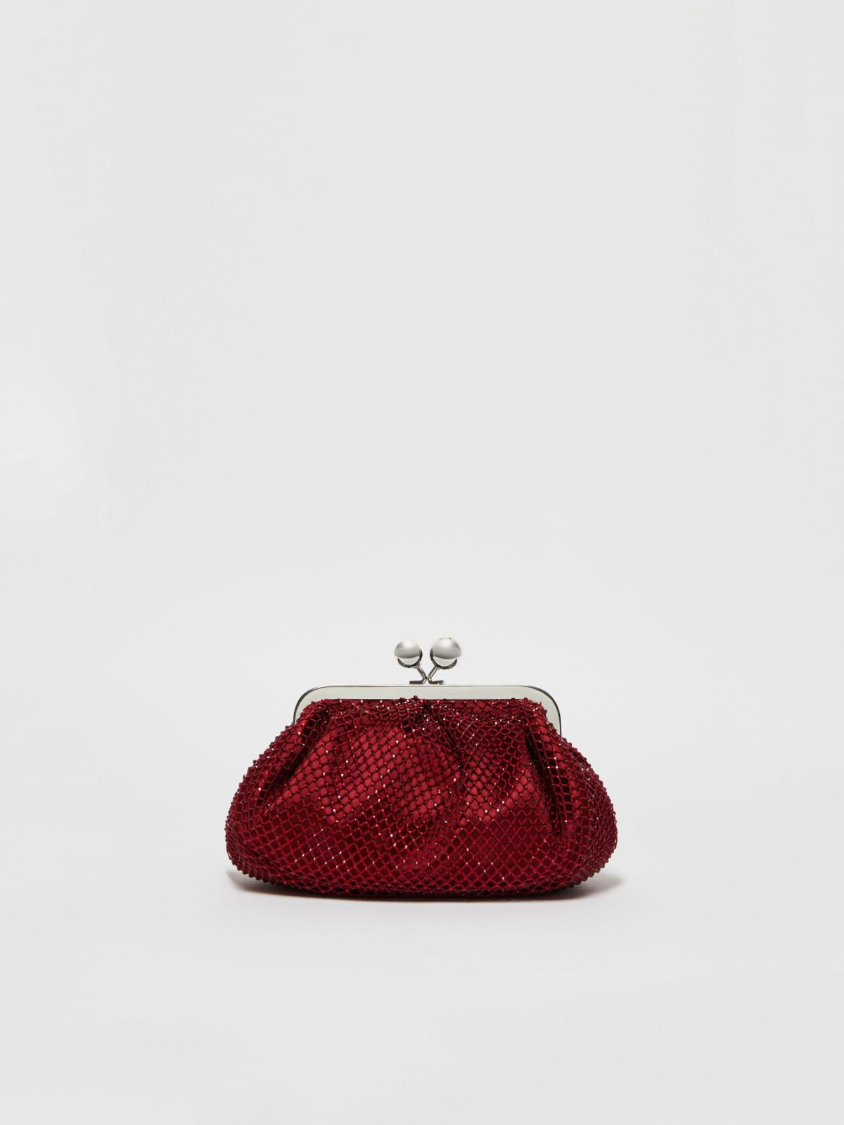 Weekend Pasticcino Bag Small in rete e strass Consegna Veloce