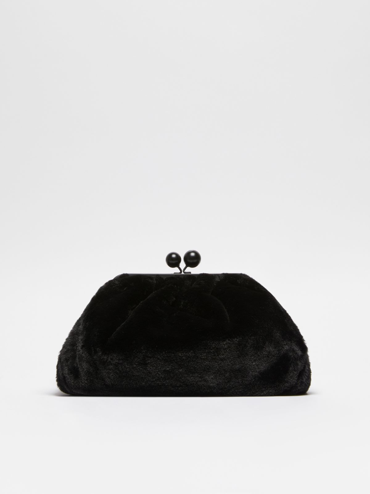 Weekend Pasticcino Bag Medium in tessuto extra soft furry Presa
