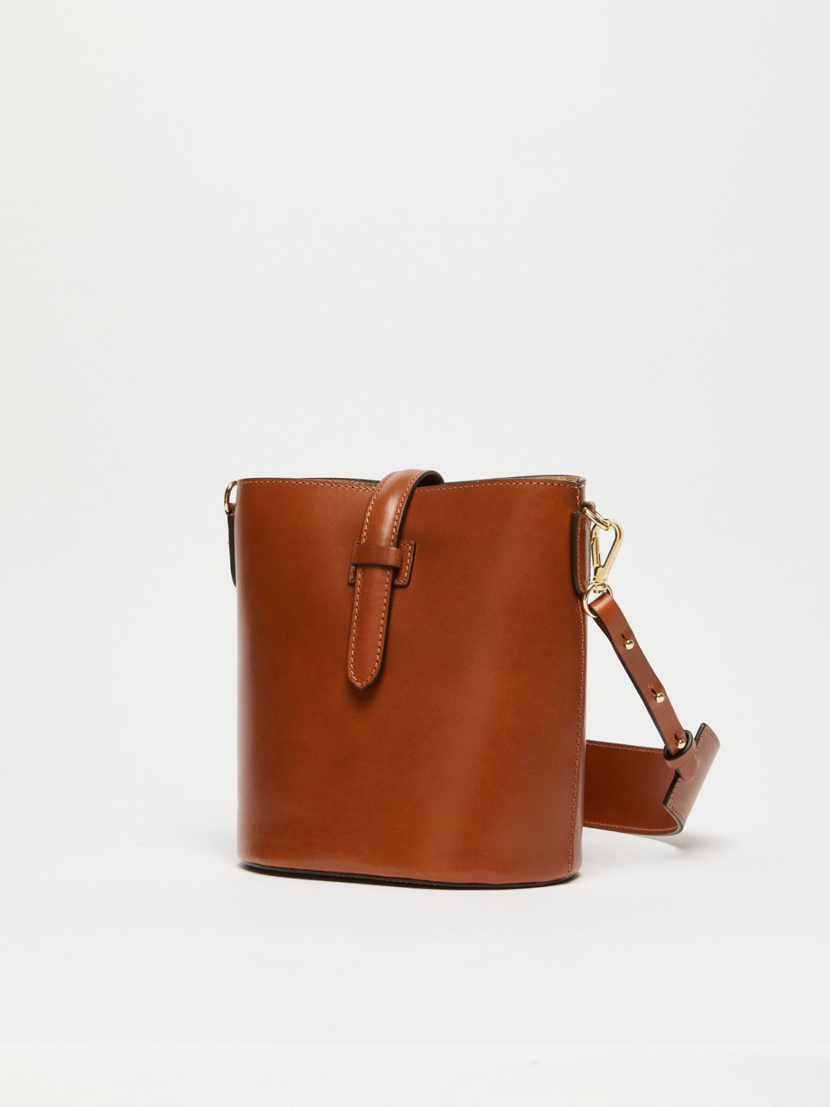 Weekend Borsa a secchiello piccola in cuoio Ritorno libero