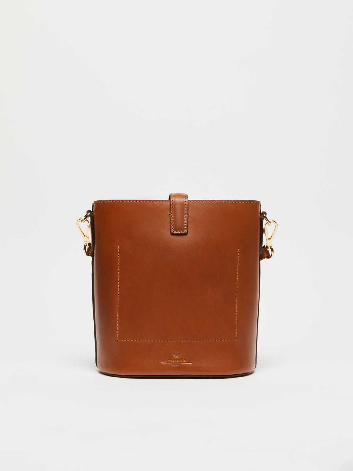 Weekend Borsa a secchiello piccola in cuoio Ritorno libero