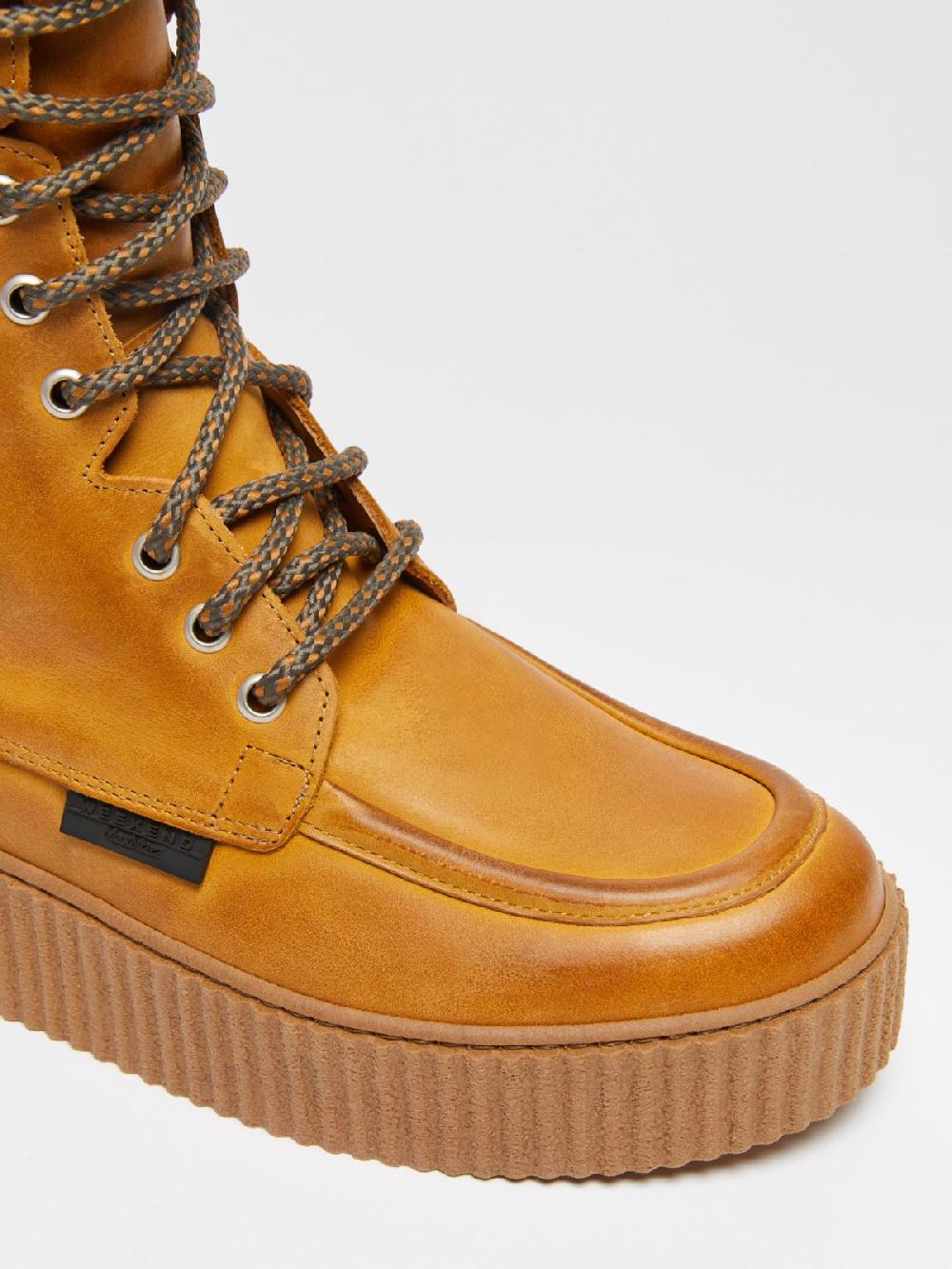 Weekend Stivaletto stringato in cuoio Nuovo