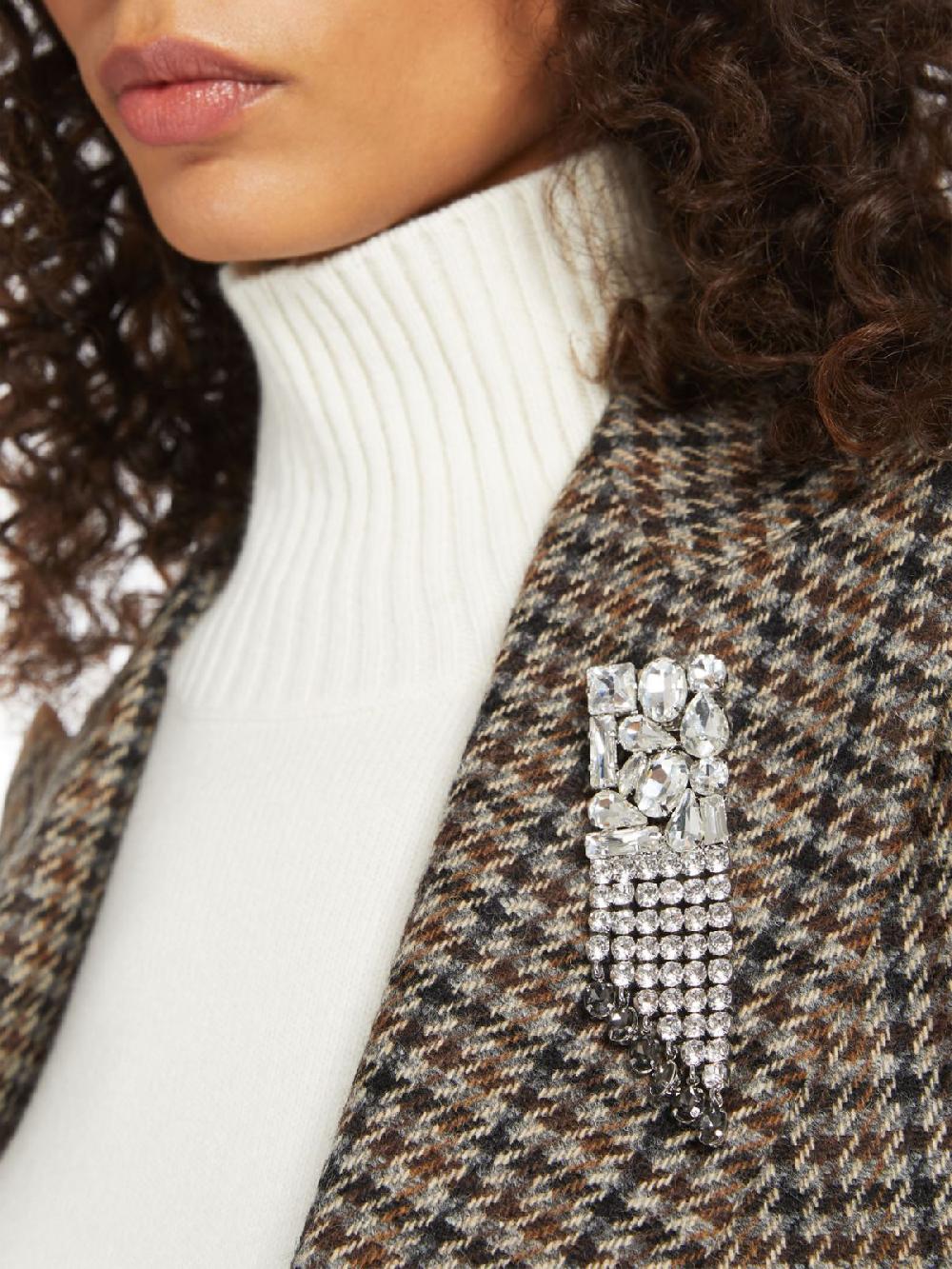 Weekend Spilla in metallo e strass Saldi
