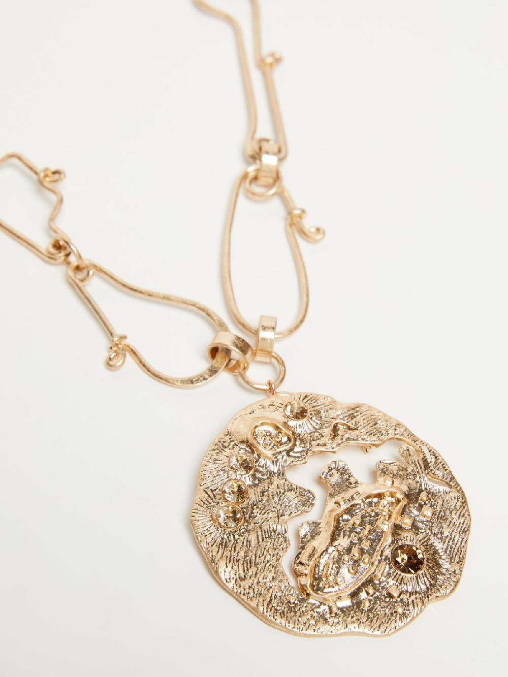 Weekend Collana in metallo con spilla Soddisfazione Garantita