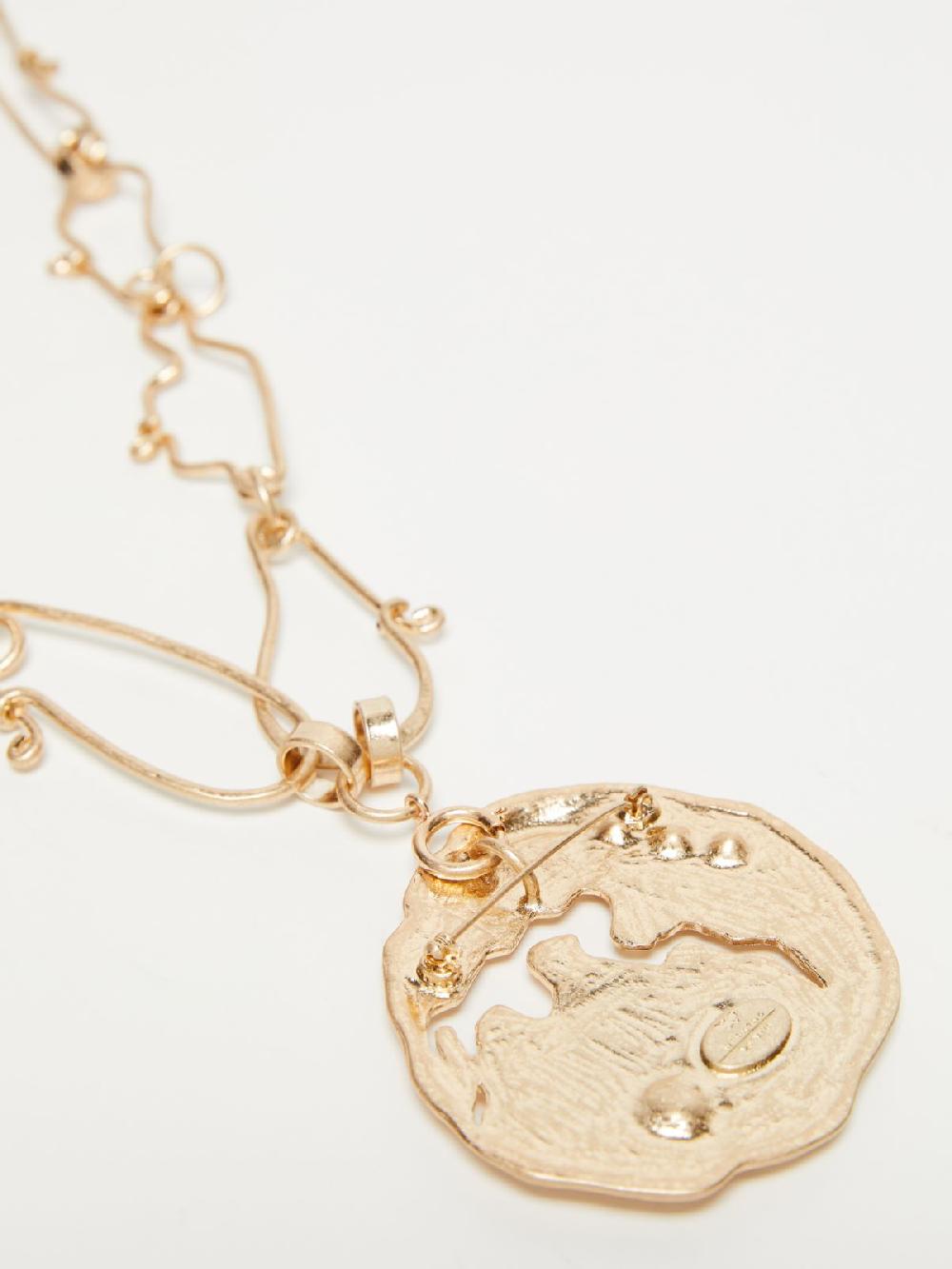 Weekend Collana in metallo con spilla Soddisfazione Garantita