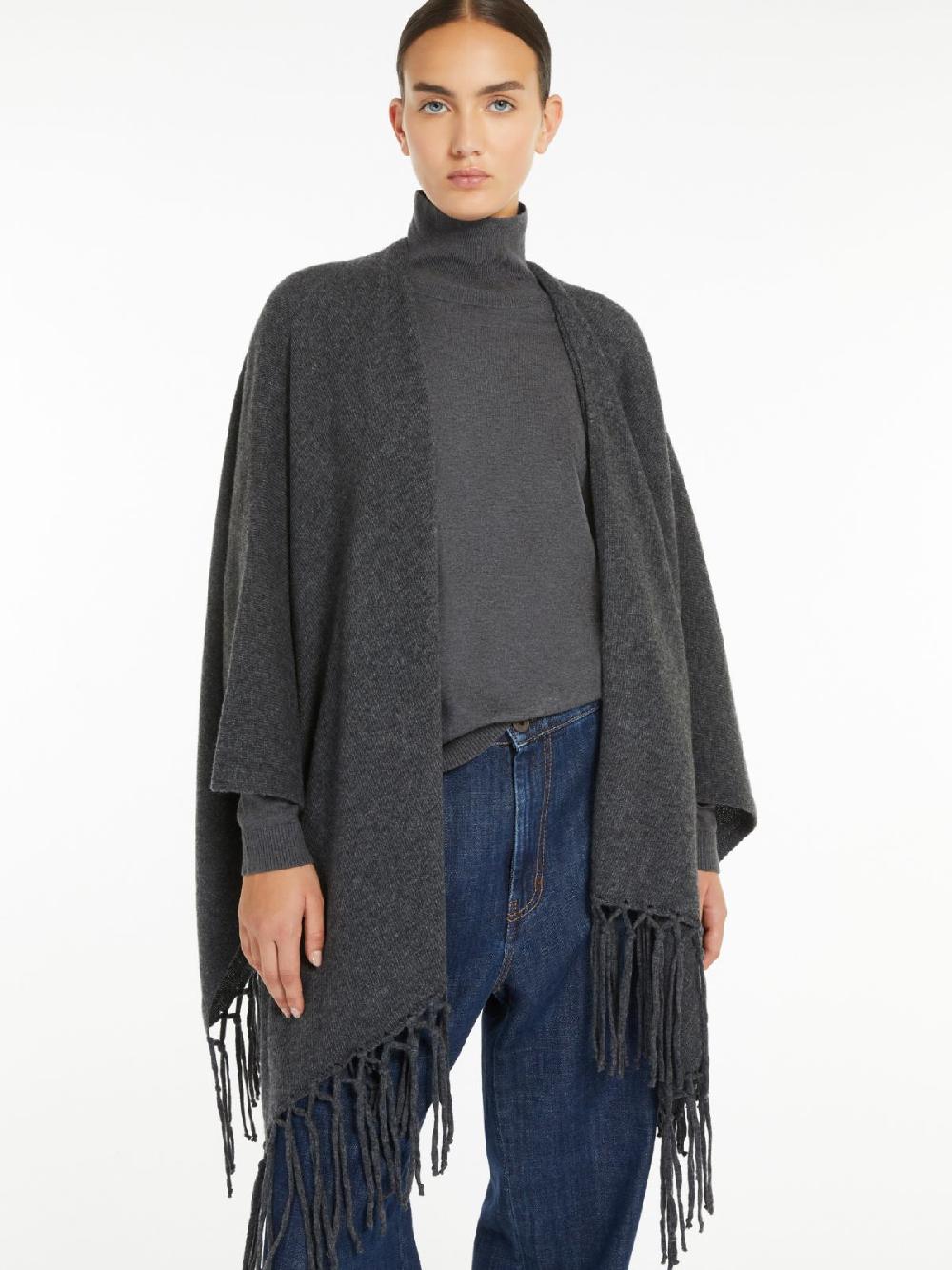 Weekend Poncho in pura lana Prezzo Ridotto