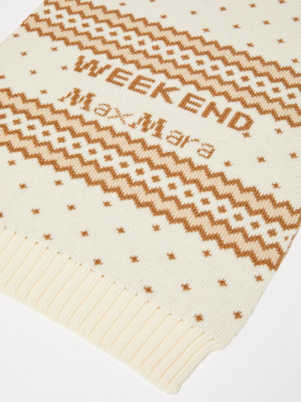 Weekend Sciarpa in lana jacquard Convenienza