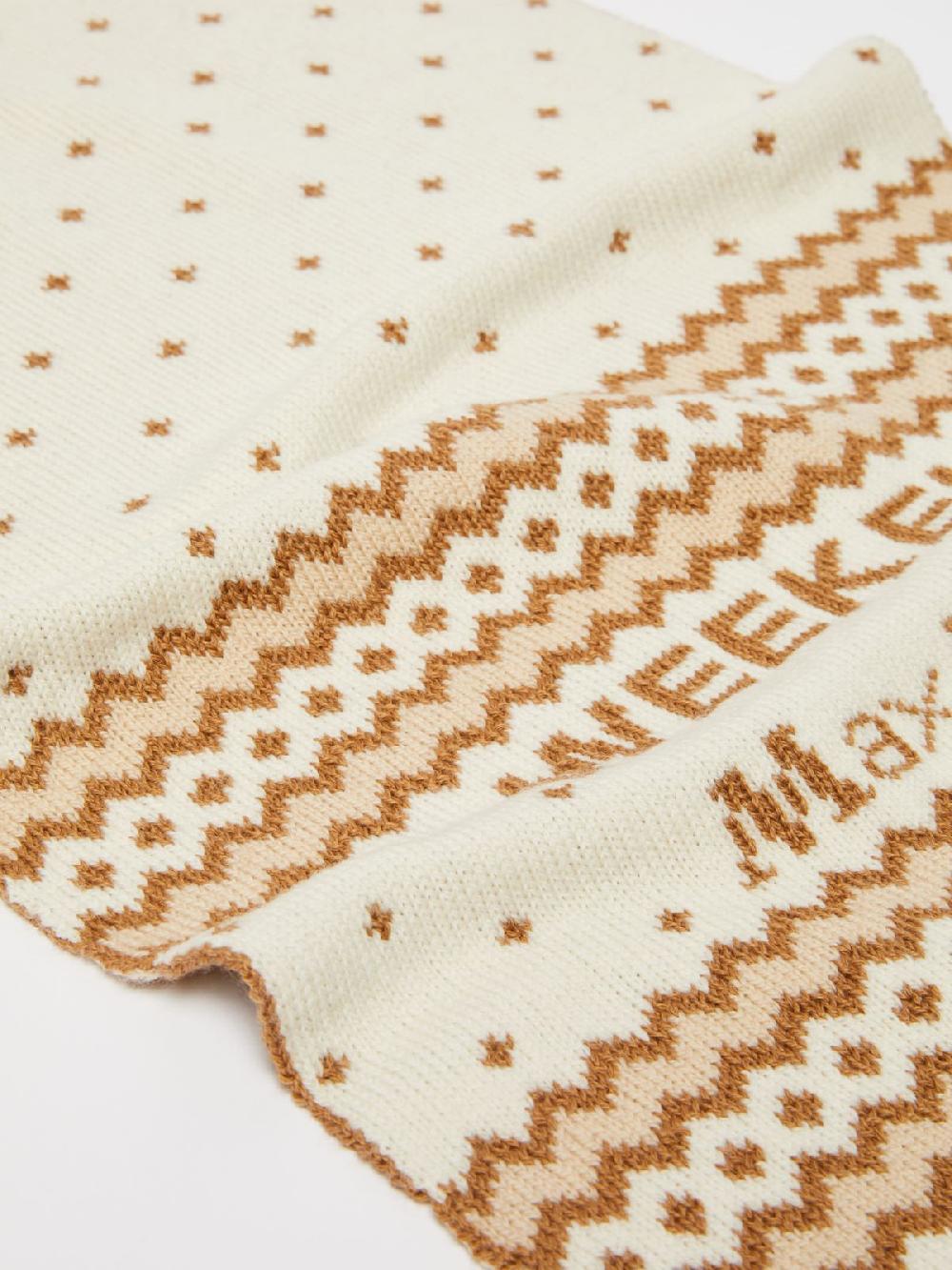Weekend Sciarpa in lana jacquard Convenienza