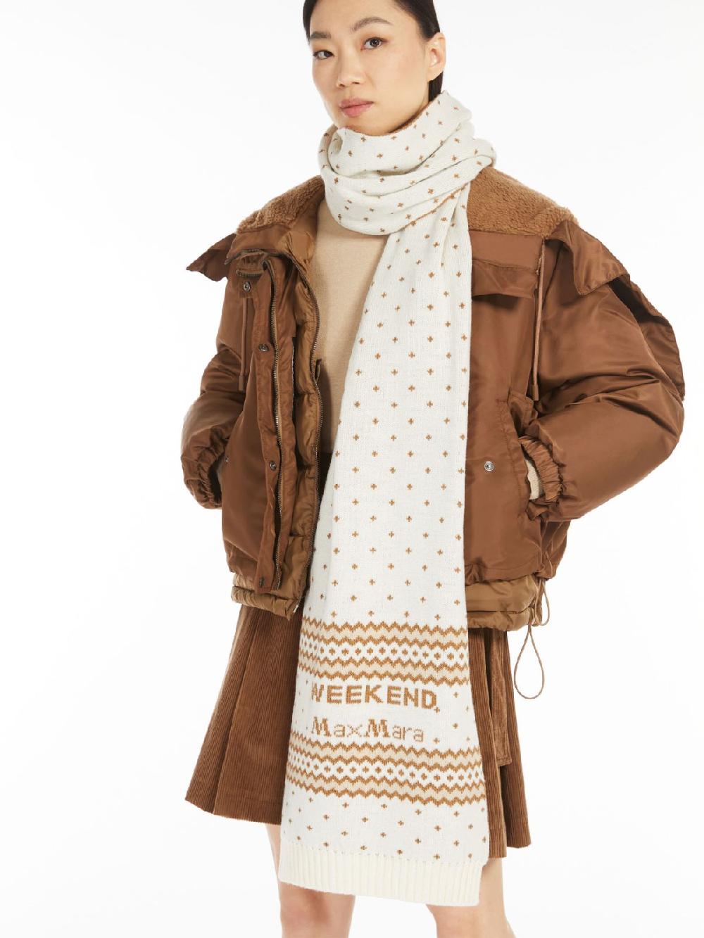 Weekend Sciarpa in lana jacquard Convenienza