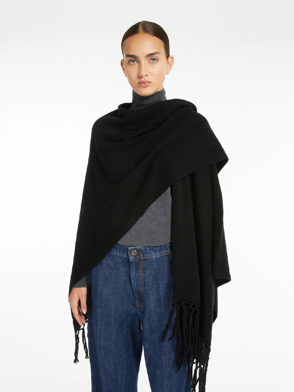 Weekend Poncho in pura lana Moda