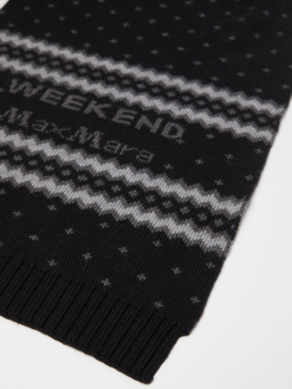 Weekend Sciarpa in lana jacquard Nuovo