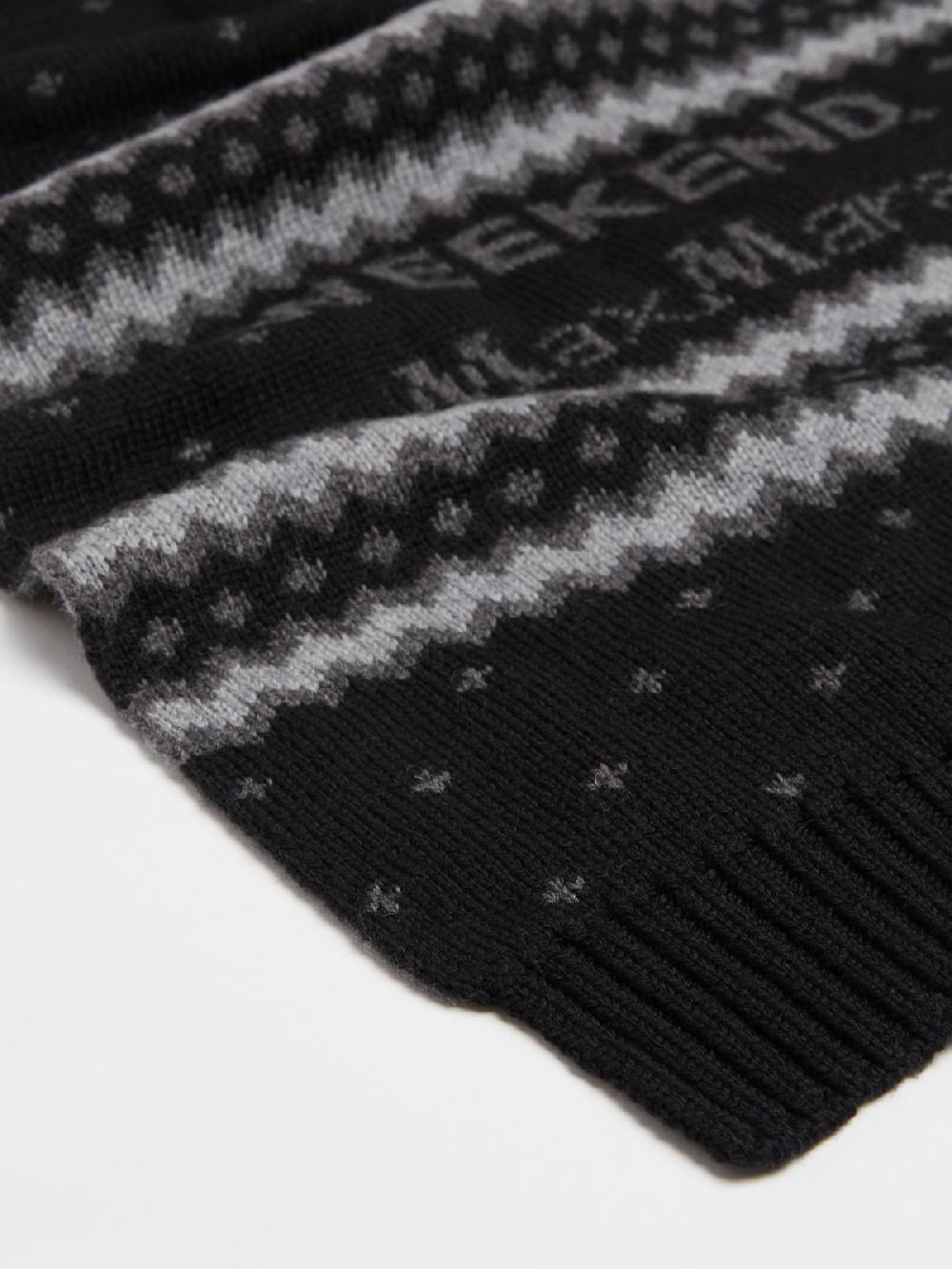 Weekend Sciarpa in lana jacquard Nuovo
