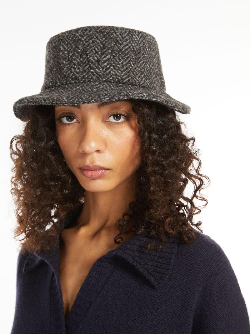 Weekend Cappello in tweed con logo Sconto