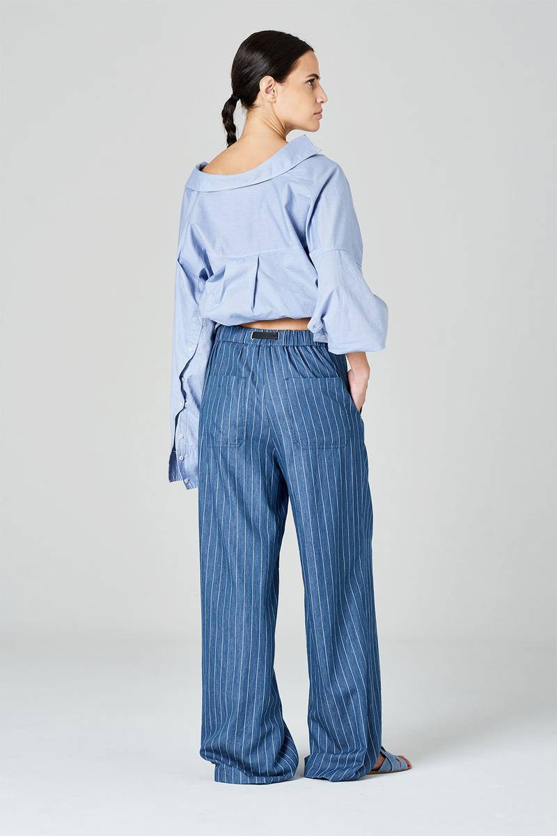 White sand Pantaloni palazzo in denim Economico