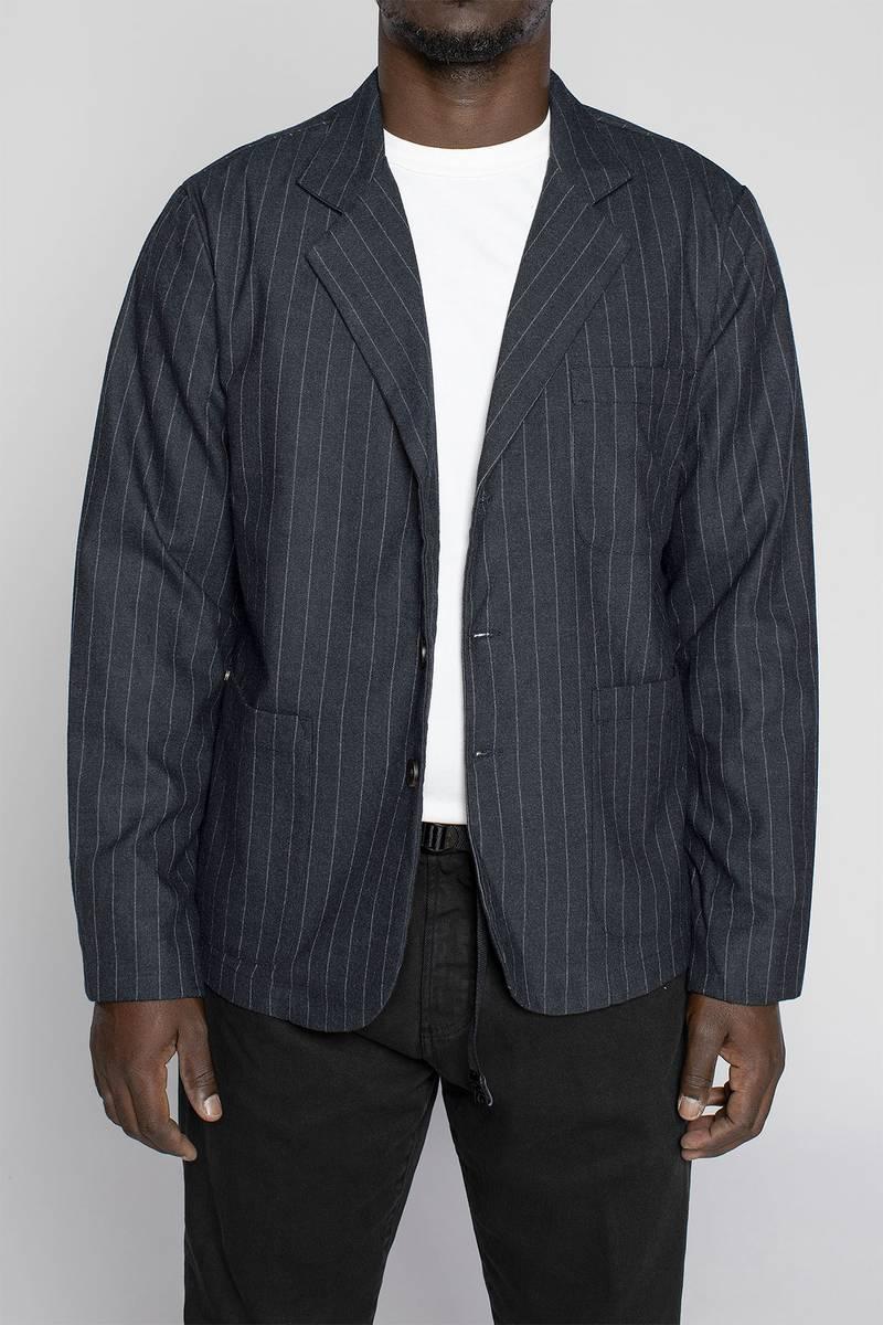 White sand Blazer in tessuto trapuntato Italia