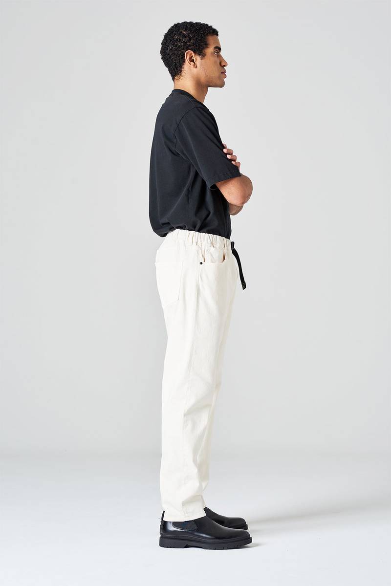 White sand Pantalone cinque tasche in bull denim Soddisfazione Garantita