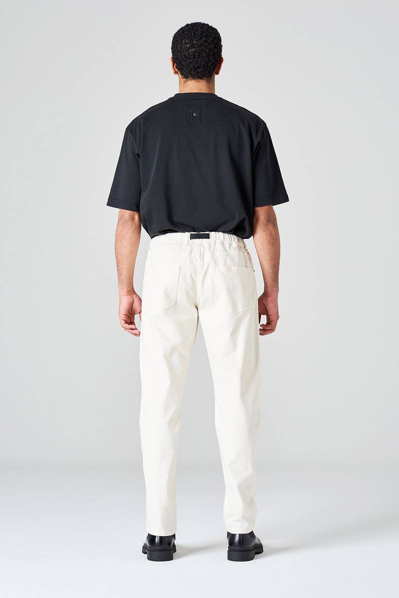 White sand Pantalone cinque tasche in bull denim Soddisfazione Garantita