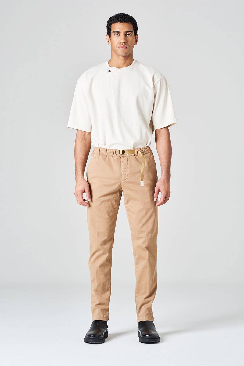 White sand Pantalone in gabardina Negozi Online