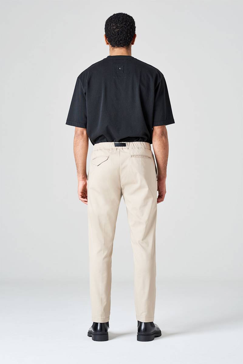 White sand Pantalone in tessuto active stretch di cotone Consegna Veloce