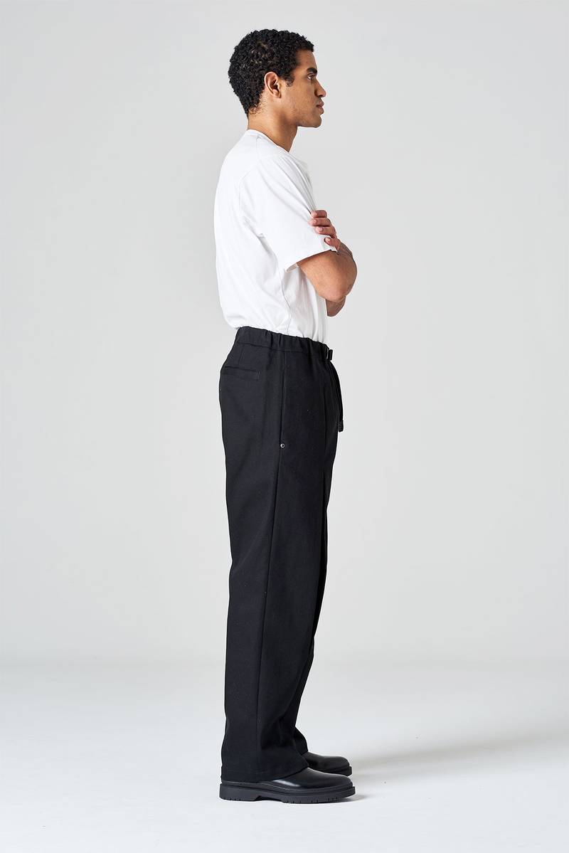 White sand Pantalone gamba larga con pinces centrale Saldi