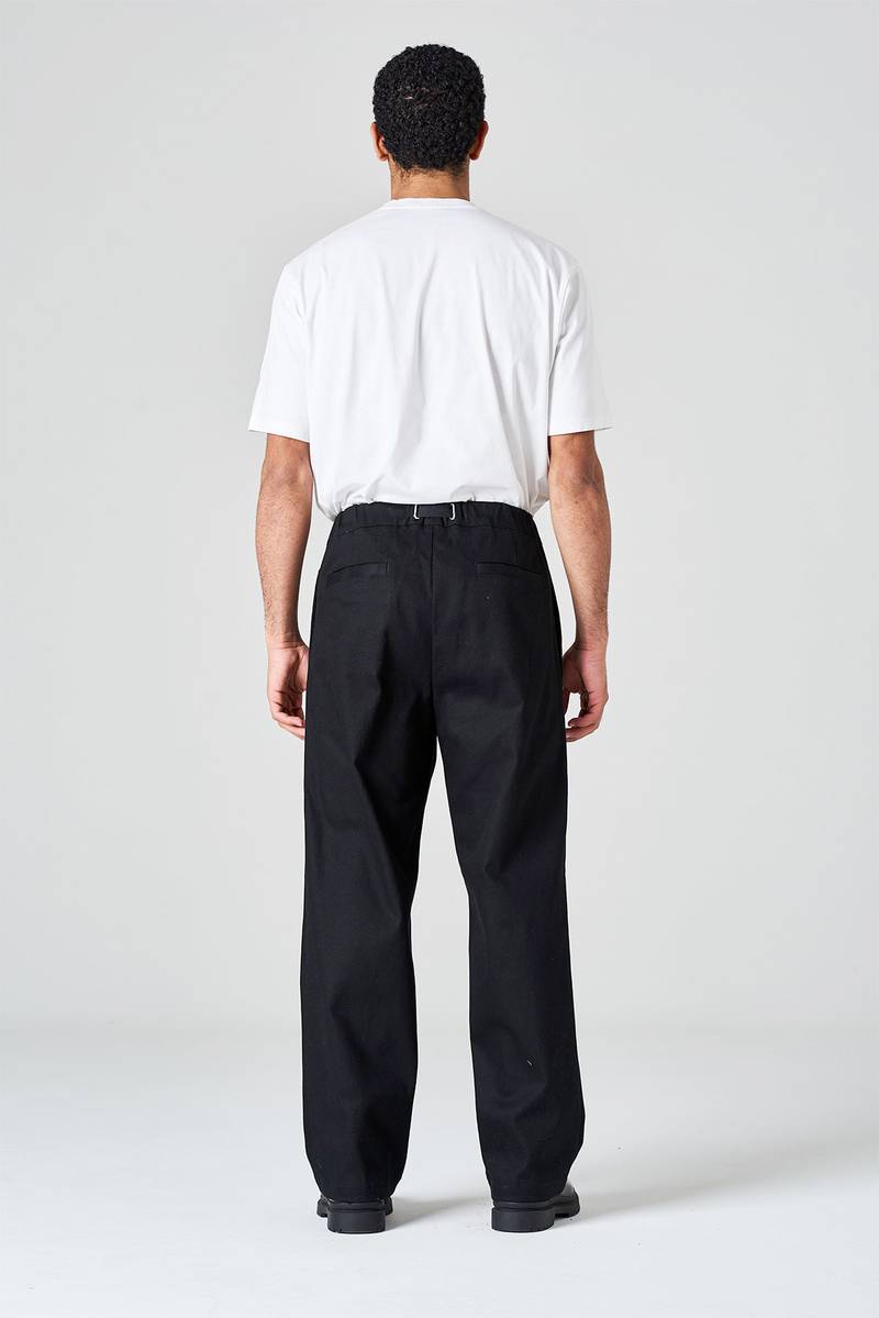 White sand Pantalone gamba larga con pinces centrale Saldi