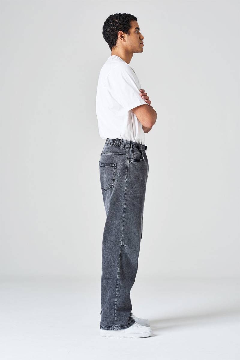 White sand Pantalone cinque tasche in denim cimosato Hotsell