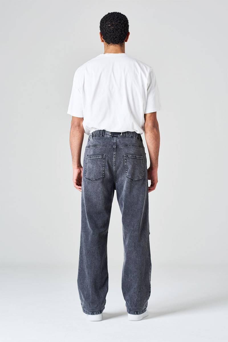 White sand Pantalone cinque tasche in denim cimosato Hotsell