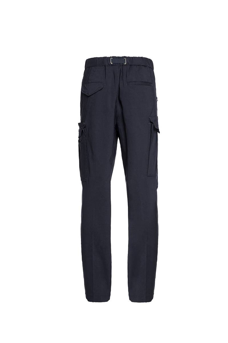 White sand Pantaloni cargo con gamba dritta in tessuto tecnico stretch In Saldo