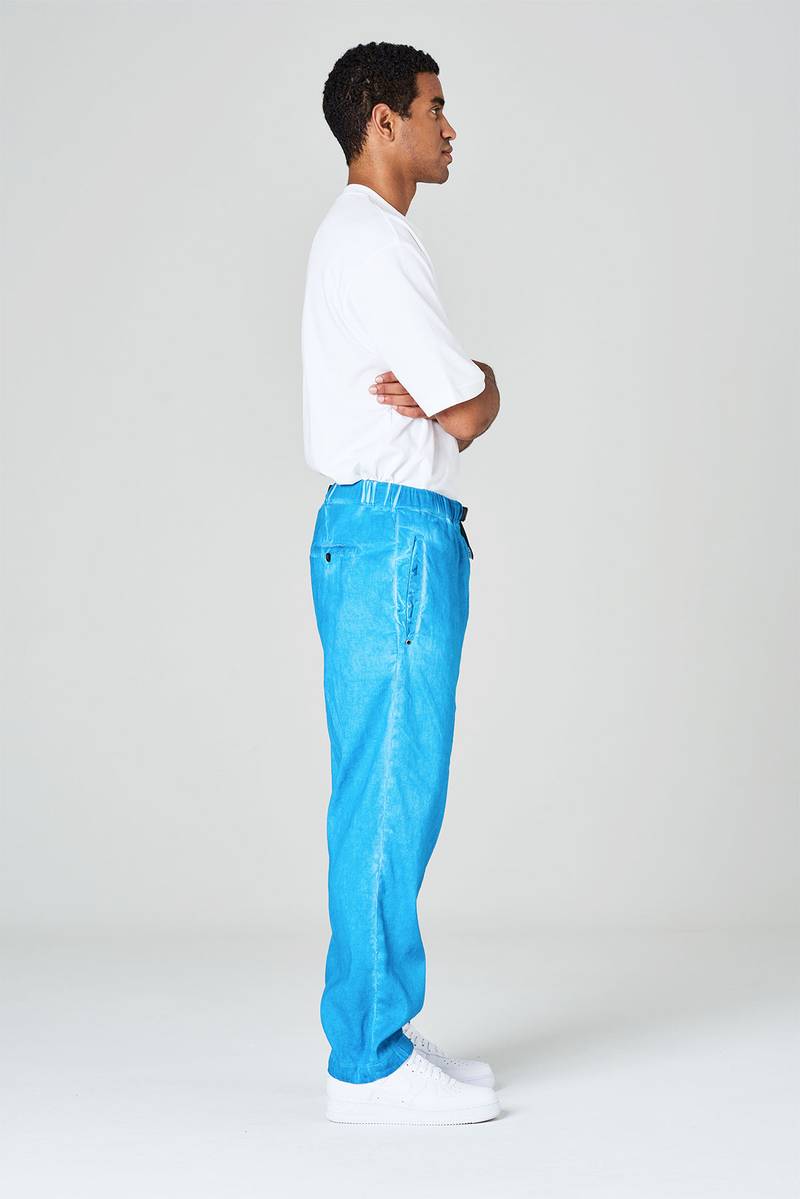 White sand Pantaloni in cotone lino elasticizzato 2025