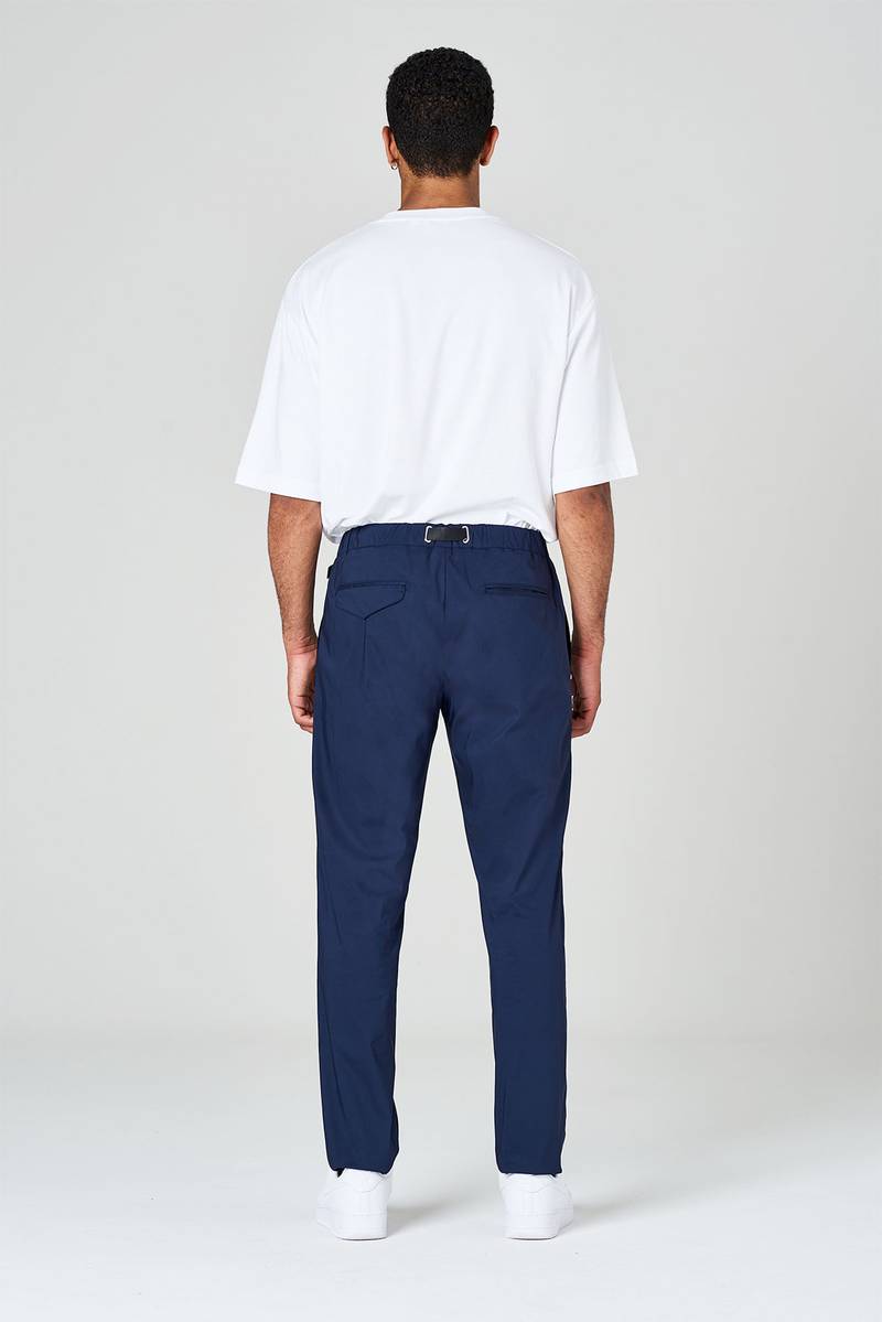 White sand Pantaloni in tela paracadute elasticizzata con vita elasticizzata Spedizione Gratuita