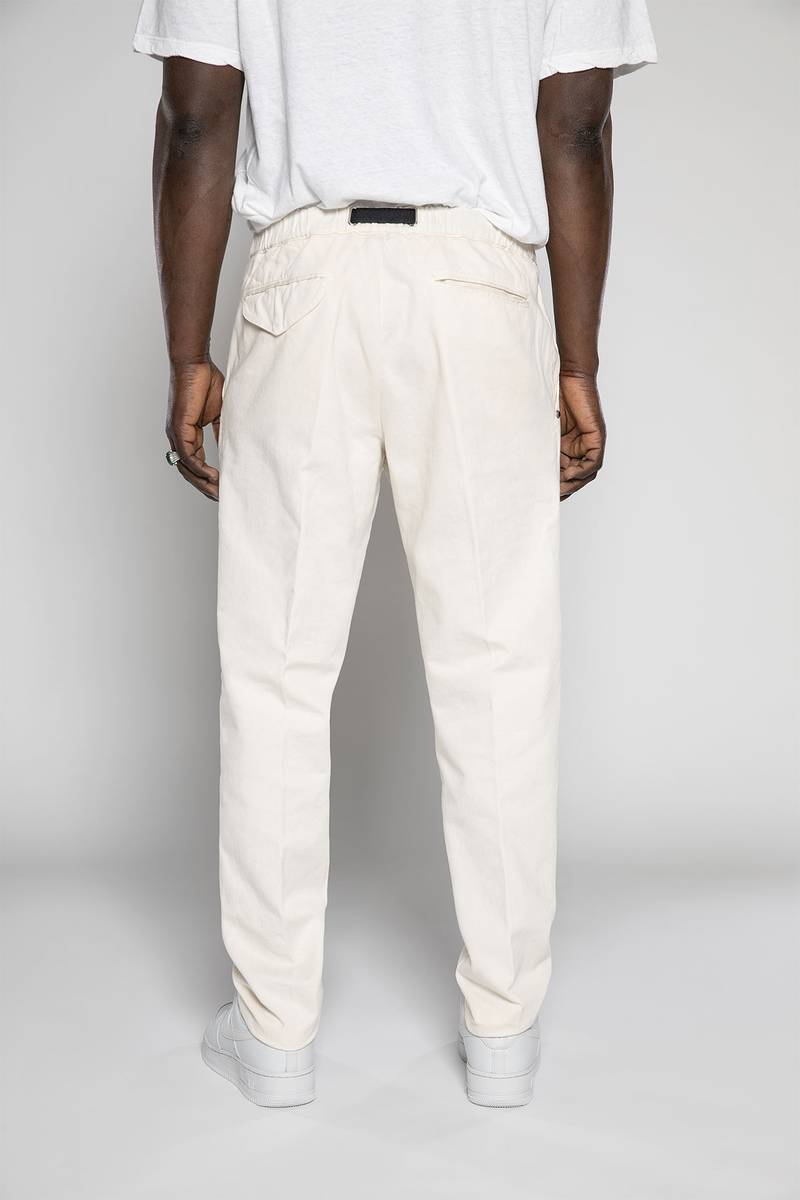 White sand Pantaloni in tessuto bull denim Qualità Garantita
