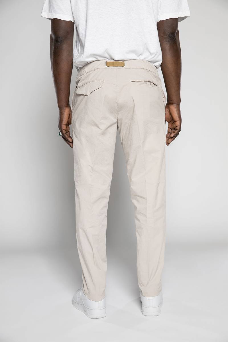 White sand Pantaloni in tela paracadute di cotone Negozi Online