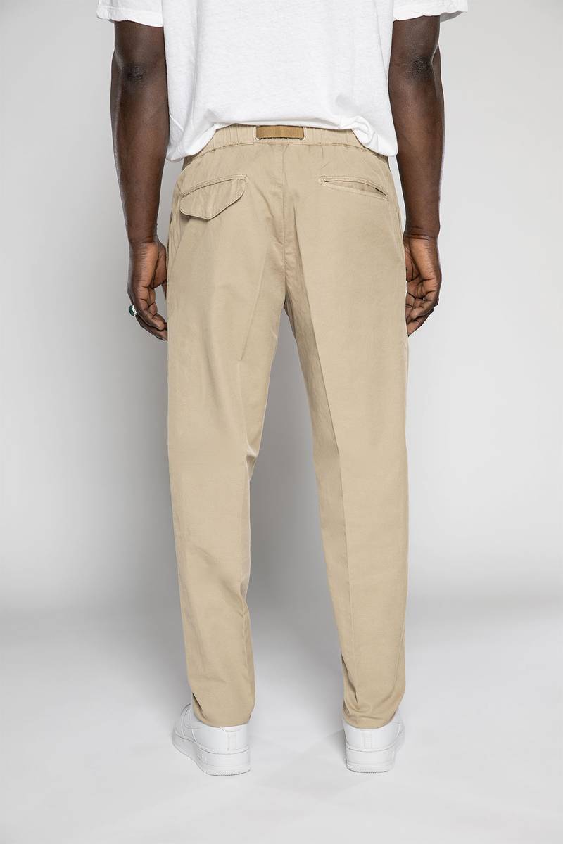 White sand Pantaloni in gabardina misto cotone-lino Acquista Ora