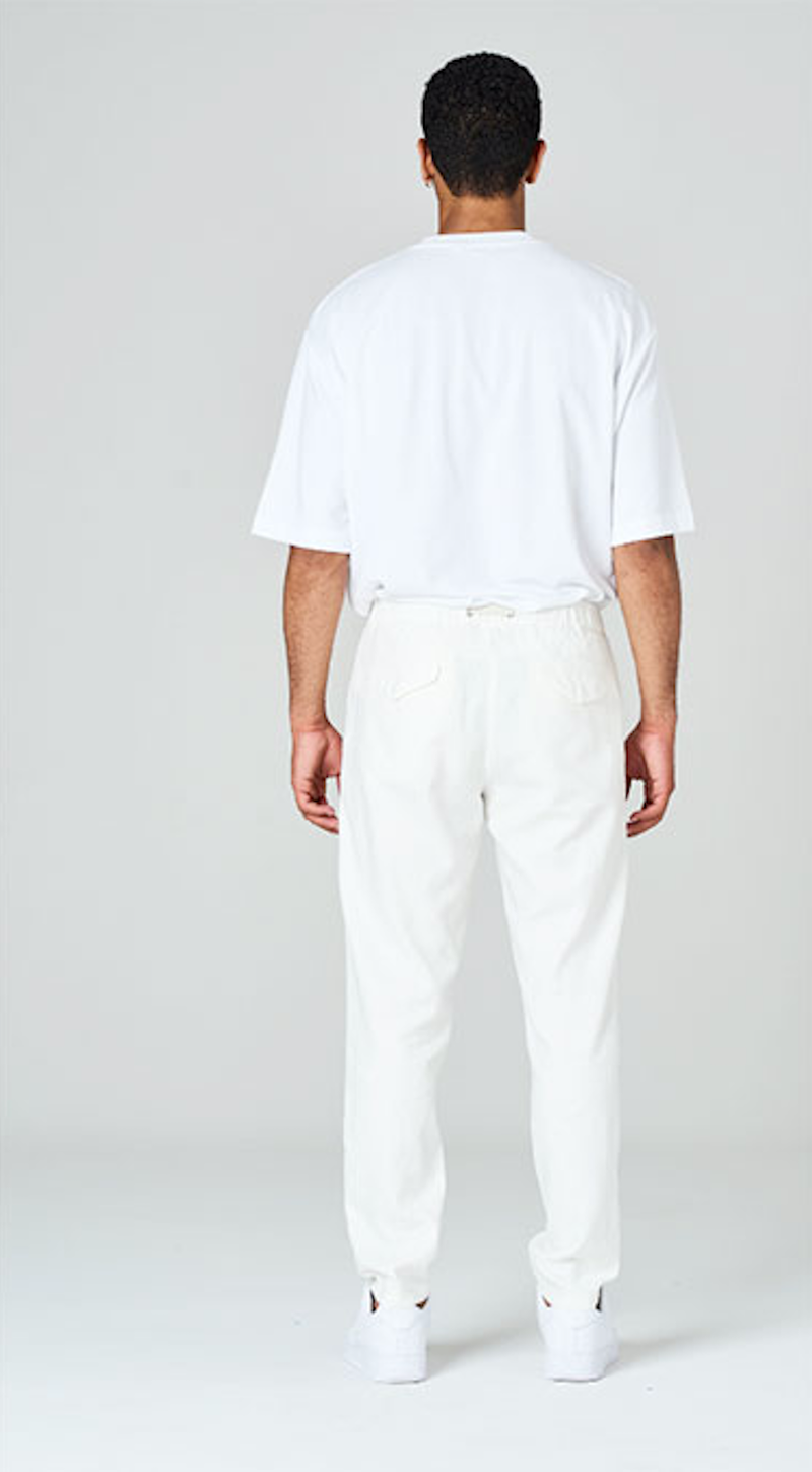 White sand Pantaloni regular fit con doppia pince Convenienza