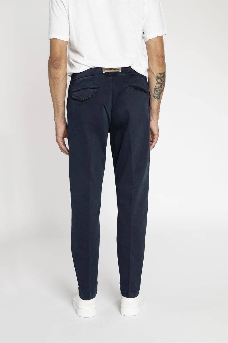 White sand Pantalone in cotone stretch Vendita Economica