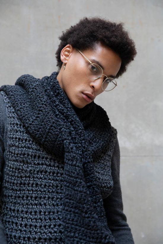 ﻿Zerobarracento Hand-knitted wool scarf Nuovo