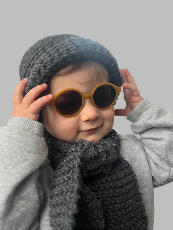 ﻿Zerobarracento Hand-knitted wool hat for baby Spedizione Gratuita