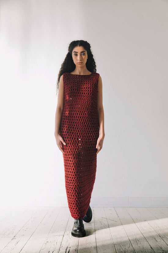 ﻿Zerobarracento DORESU hand knitted dress Prezzo Ridotto