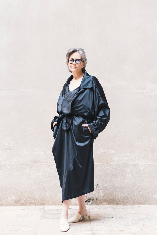 ﻿Zerobarracento ANDREA Newlife Trench - Olive/Black Affare Del Giorno