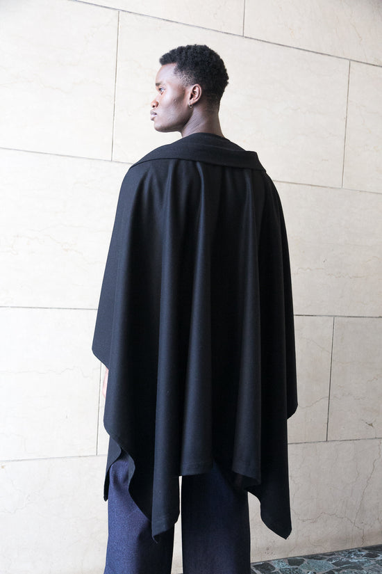 ﻿Zerobarracento Midi recycled wool cape Prezzo Ridotto