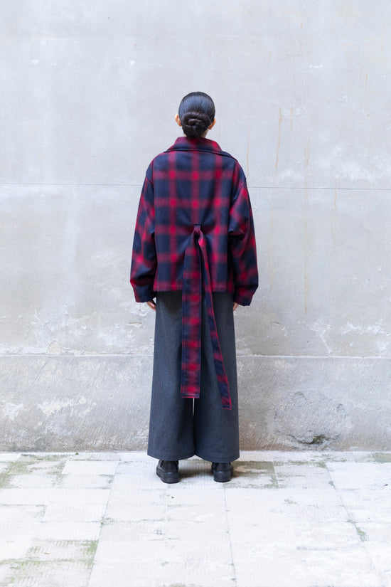 ﻿Zerobarracento Soft Short Recycled Wool Trench Coat Convenienza