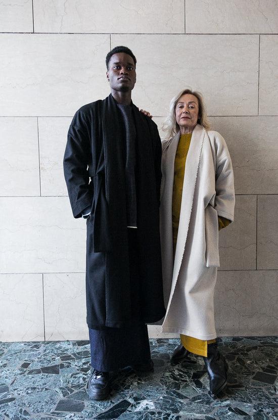 ﻿Zerobarracento Extra long Luciana overcoat Negozio