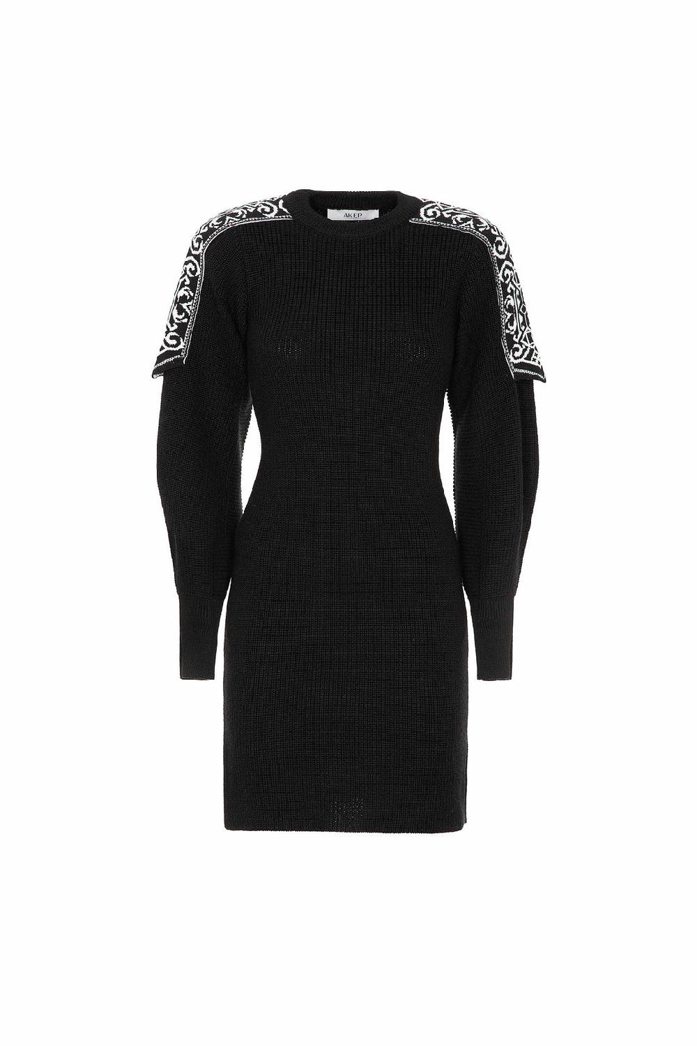 Akep ABITO CORTO AKEP CON SPALLINE IN TESSUTO JACQUARD Nuovo