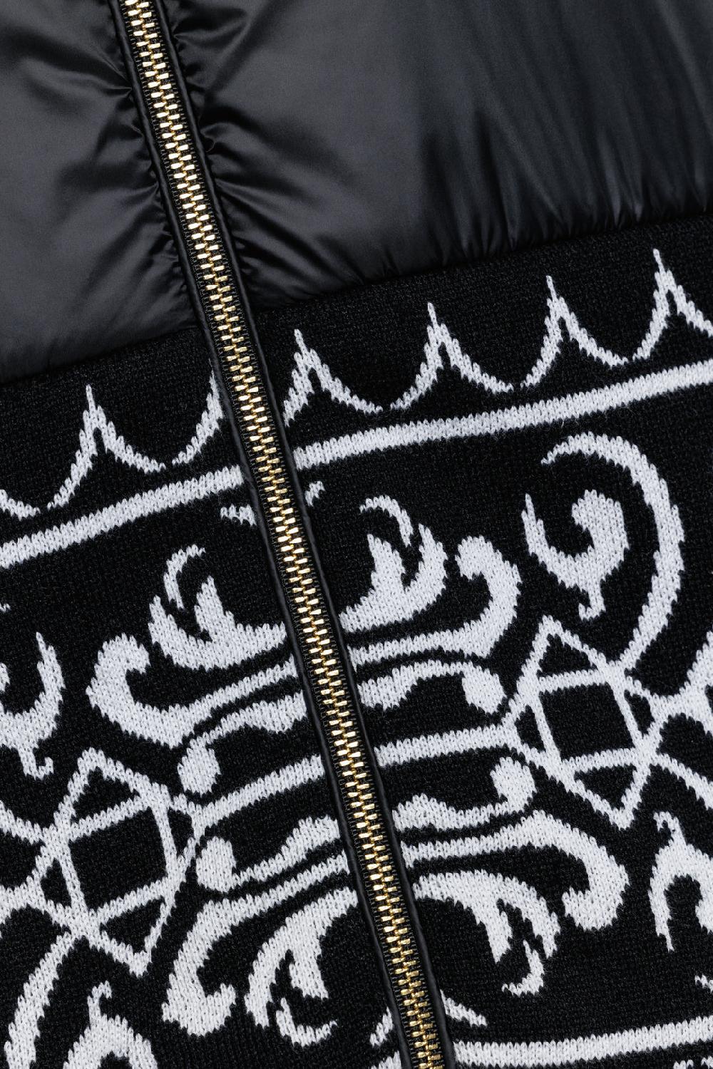 Akep BOMBER PIUMINO AKEP CON INSERTO JACQUARD SUL FONDO Ultimo giorno