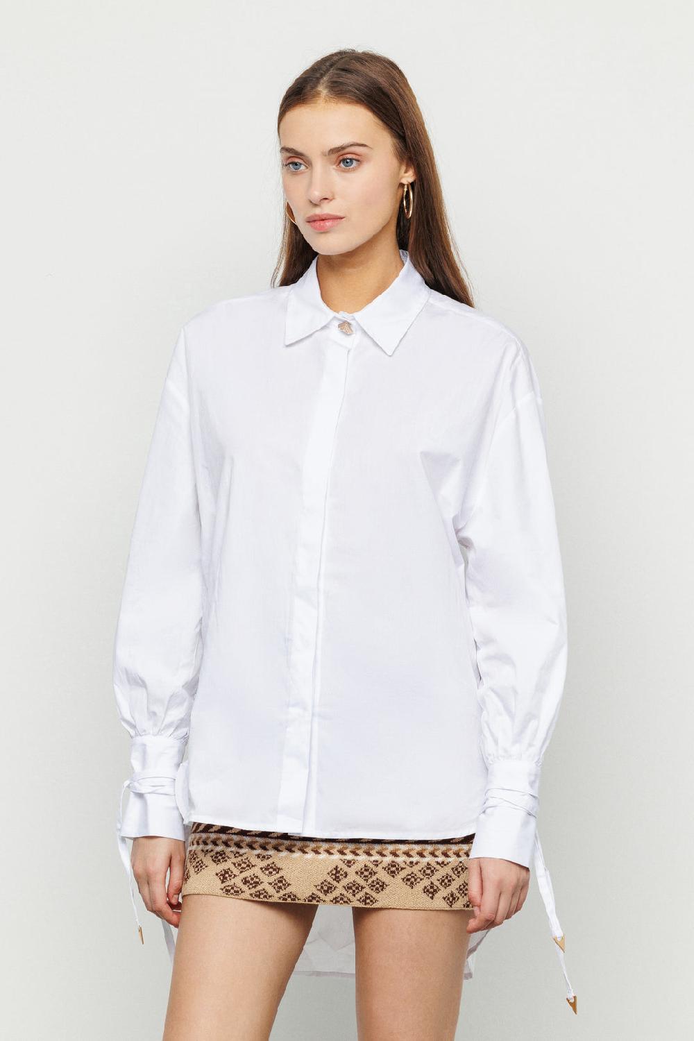 Akep CAMICIA OVERSIZE AKEP CON LACCETTI AI POLSI In Linea