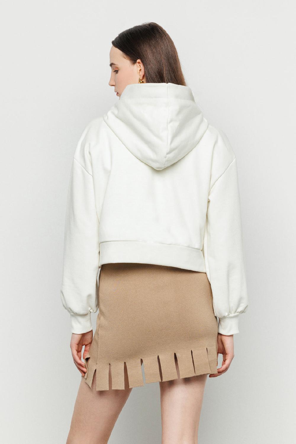 Akep FELPA AKEP CROP CON CAPPUCCIO Offerte