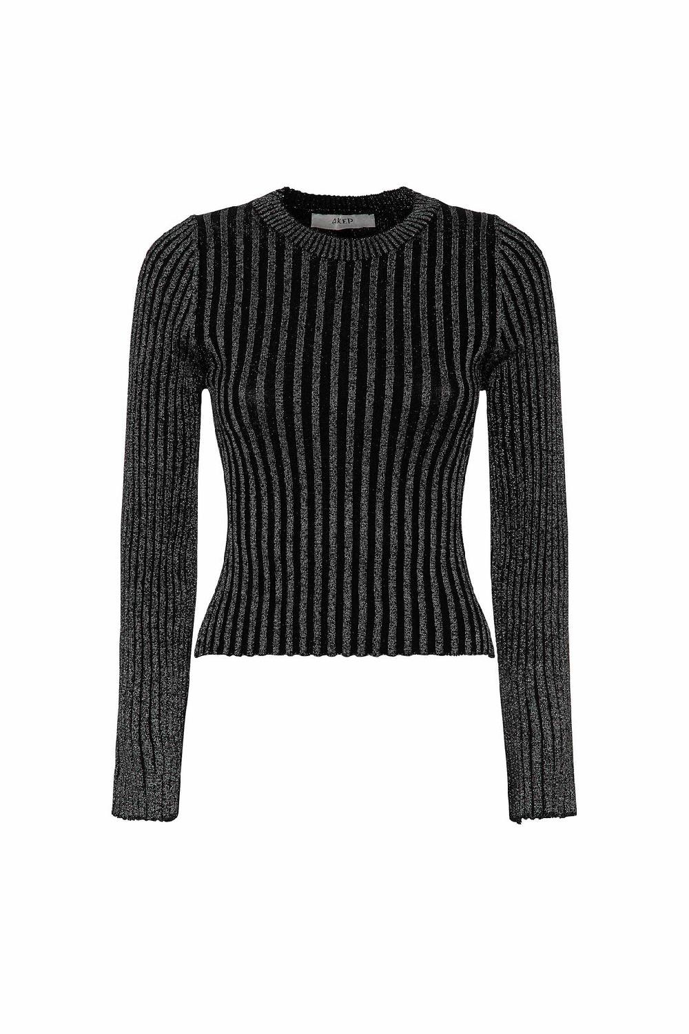 Akep MAGLIA AKEP A GIROCOLLO IN LUREX VANISE' Promozione