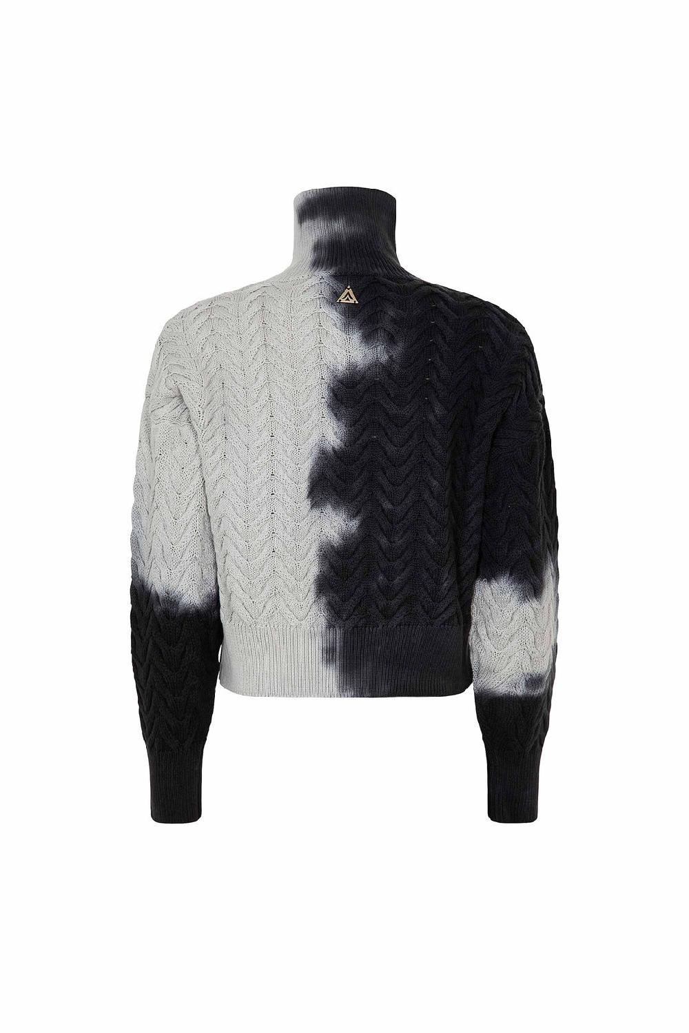Akep PULL AKEP INTRECCIATO A COLLO ALTO EFFETTO TYE DYE Negozi Online
