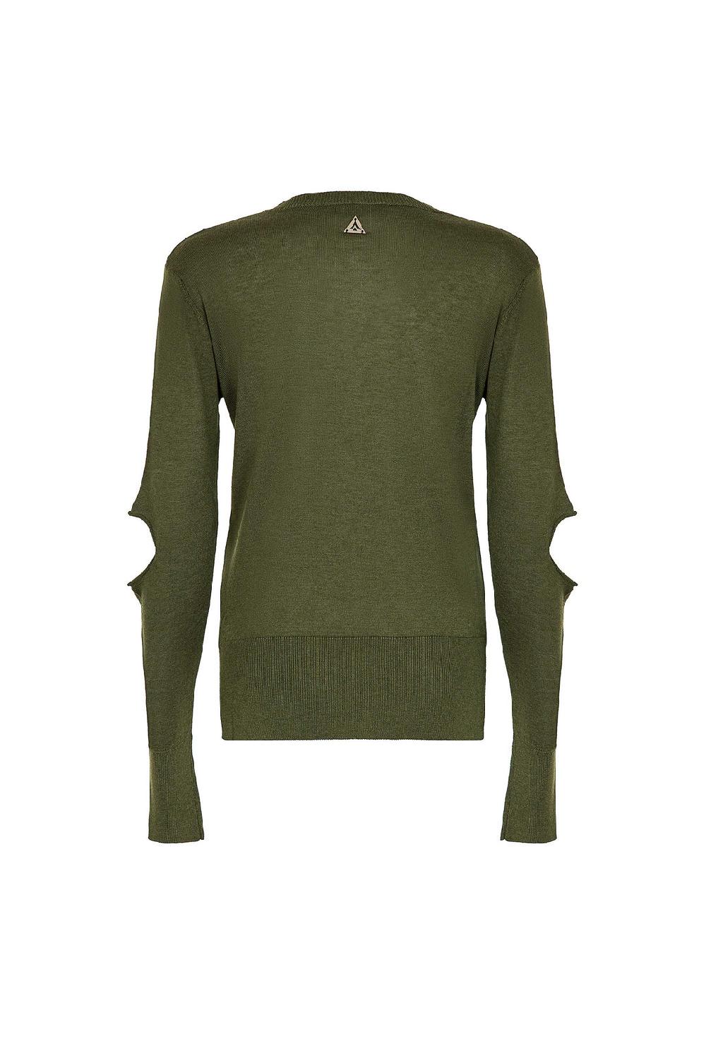 Akep MAGLIA AKEP GIROCOLLO CUT OUT SUI GOMITI Saldi