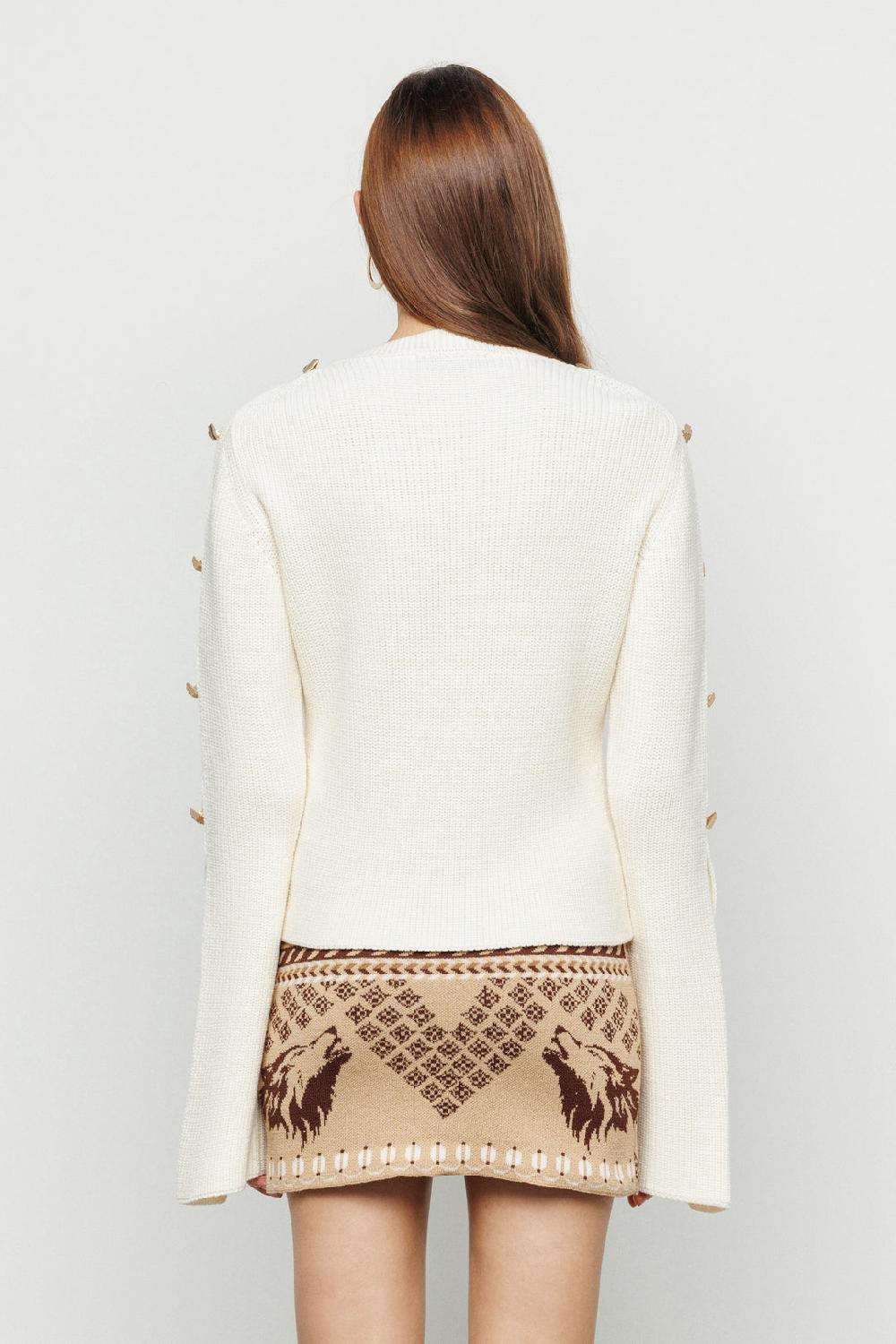Akep MINIGONNA AKEP IN MAGLIA JACQUARD Vendita